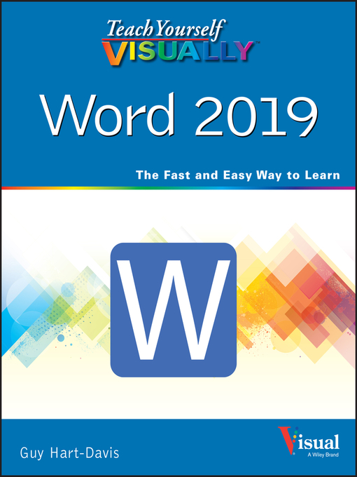 Cover image for Teach Yourself VISUALLY Word 2019
